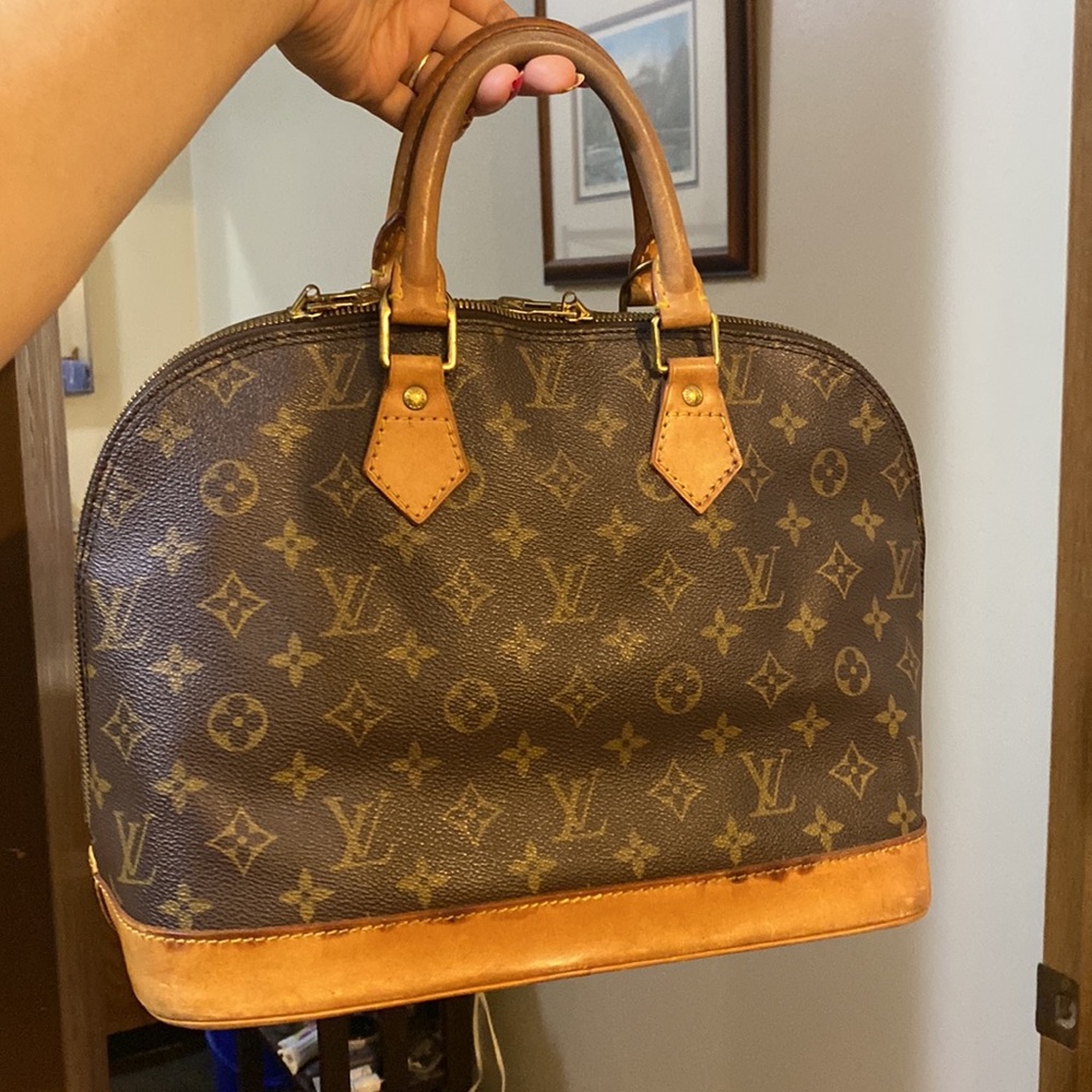Authentic Louis Vuitton Alma Shoulder Bag PM Brown - Picture 11 of 12